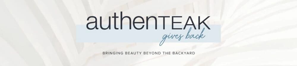 Authenteak Gives Back Logo