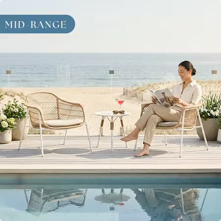 Gloster Fresco 3-Piece Conversational Lounging Set